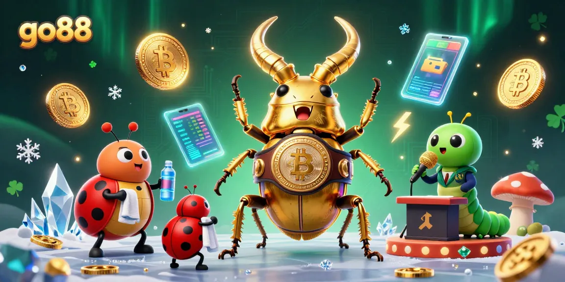 Engage with go88's thrilling casino scene featuring vibrant gameplay dynamics with golden beetle champions.